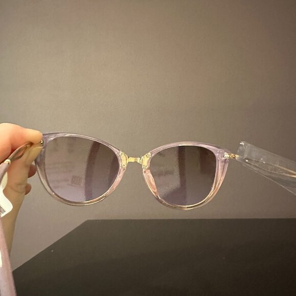 Laundry By Shelli Segal Metal Temple Cat Eye Sunglasses - Picture 9 of 12